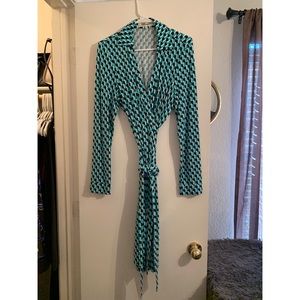 DVF New Jeanne Wrap Dress